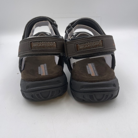 Skechers Men's 13 Louden Sandal Brown SN 64487 New Without Box - Picture 9 of 12